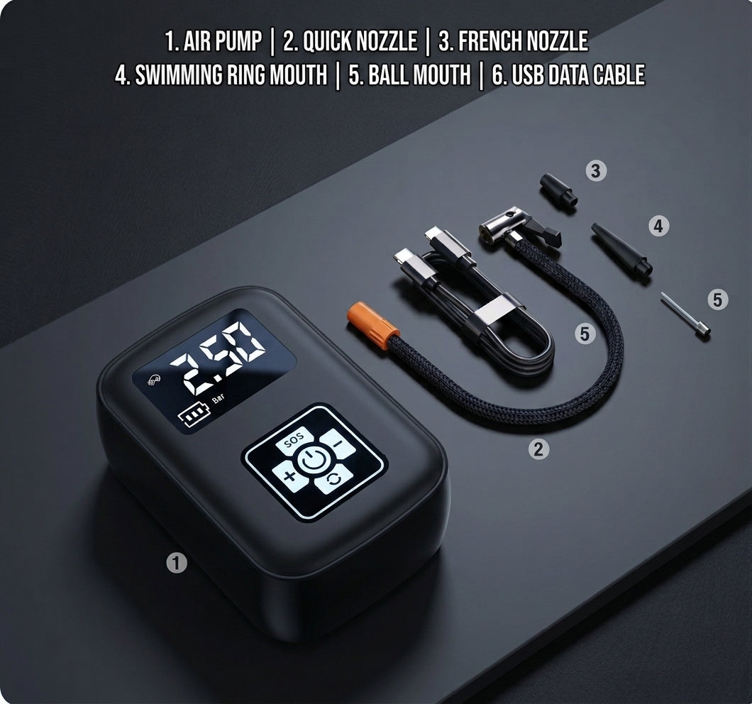 Wireless Portable Air Pump
